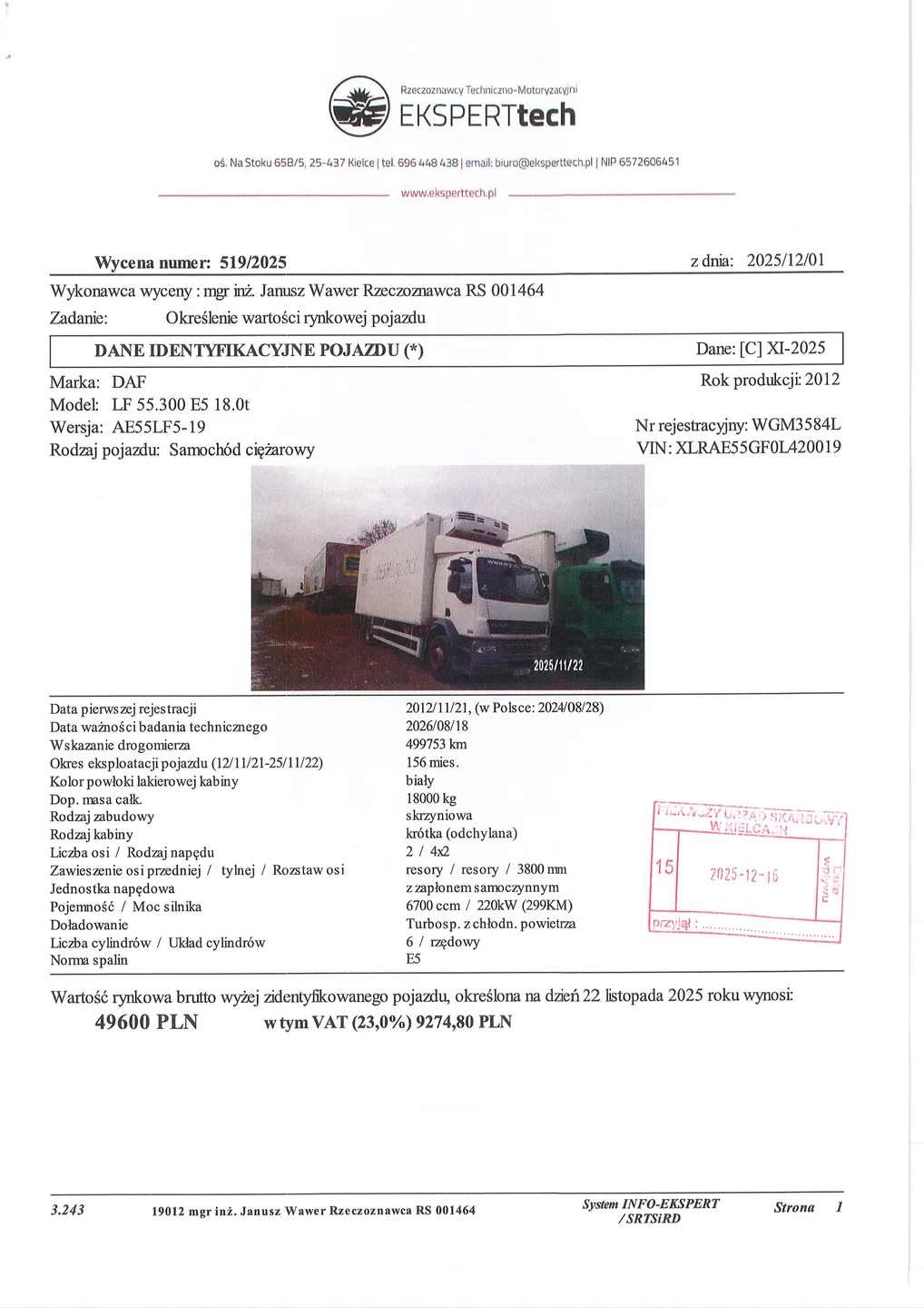 DAF Fa Lf55